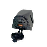 Vägguttag USB A+C, 12V - hover