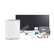Solcellspaket Basic med Kylskåp 116l / 200W / 520Ah