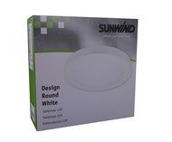 Taklampa Design Round White 