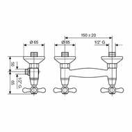 Duscharmatur 2-grepps - hover