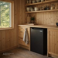 Kylskåp Sunwind Nova 70l, svart 12/24V - hover