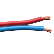 Kabel 2x25mm, röd/blå, per met