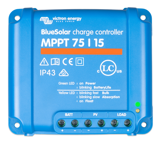 Solcellsregulator Victron BlueSolar MPPT 75/15