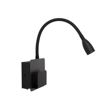 Vägglampa Design USB Black 3W LED 
