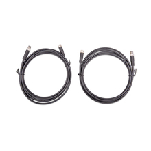 Victron M8 rund kontakt hane/hona trepolig kabel 1m (2-pack)