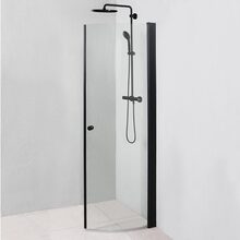 Duschdörr enkel Ariel  Black 80 