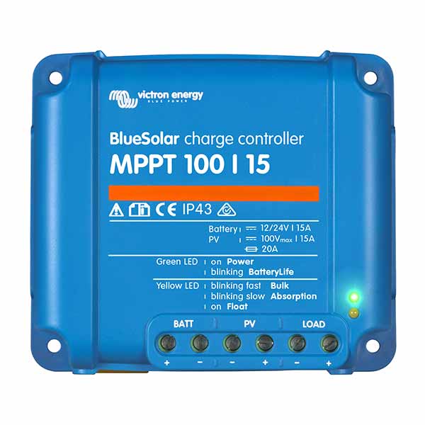 Solcellsregulator Victron BlueSolar MPPT 100/15