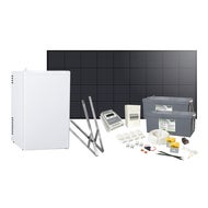 Solcellspaket 200W med kylskåp 70l