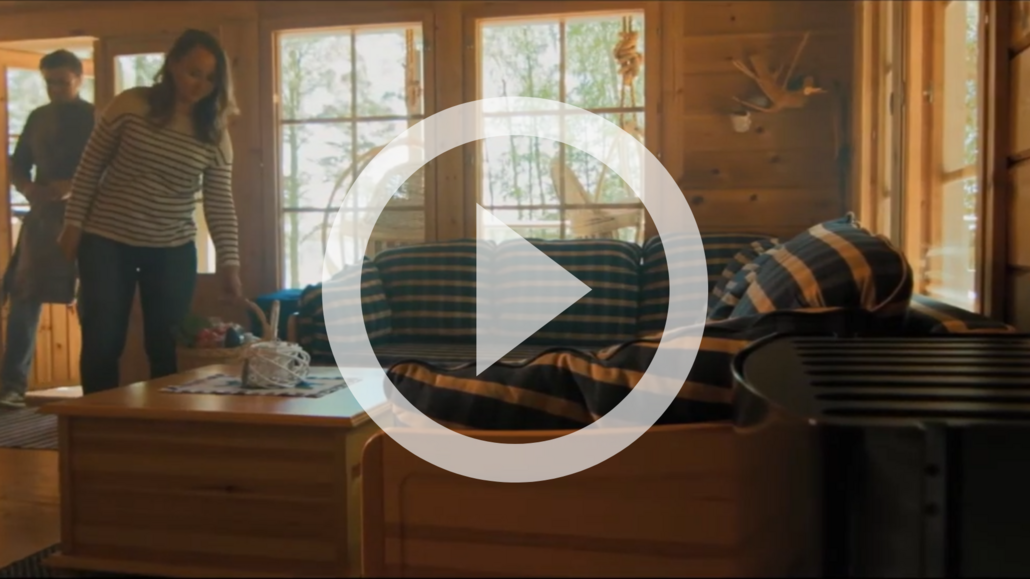 Kom till en varm stuga med Wallas diesel- och fotogenkamin