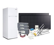 Solcellspaket Basic med Kylskåp 222l / 400W / 780Ah