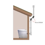 Rörböj 45 gr 110 mm El-dorado