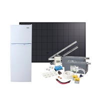Solcellspaket Basic med Kylskåp 132l / 300W / 520Ah