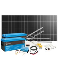 Solcellspaket Sunwind Basic 300W / 400Ah Blykol