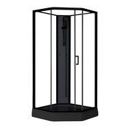 Duschkabin Elsa Black 90 x 90 x 205 cm 