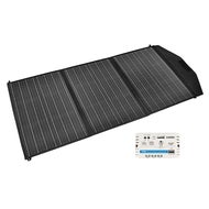 Vikbar solpanel Solveig 135W med regulator och kablage