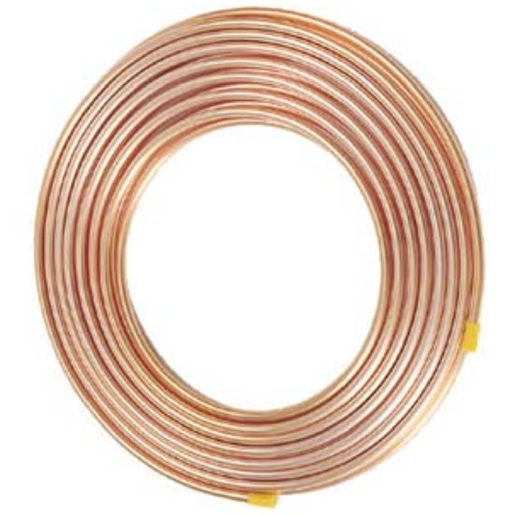 Kopparrör 8 mm, rulle 25m