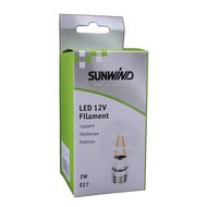 LED glödlampa Filament E27 45mm 2W 