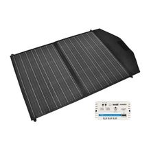 Vikbar solpanel Solveig 90W med regulator och kablage