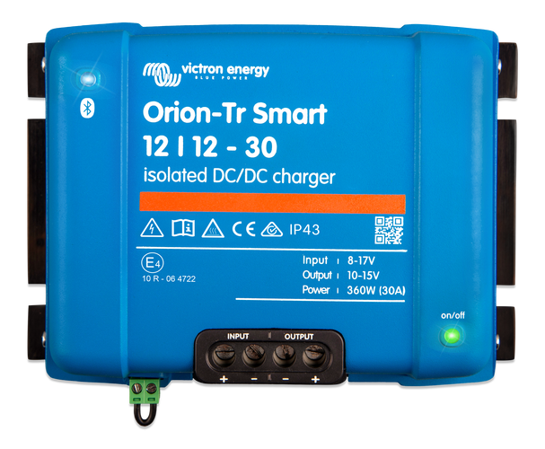 DC/DC-laddare Victron Orion-Tr Smart 12/12-30A (360W) oisolerad