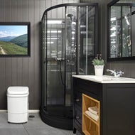 Duschkabin Aurora Black - 80 x 80 x 195 cm