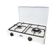 Gasolkök Parker Dual Burner- 2-lågigt, vit