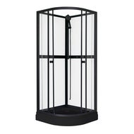 Duschkabin Aurora Black - 80 x 80 x 195 cm