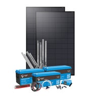 Solcellspaket Sunwind Flex 600W / 600Ah Blykol
